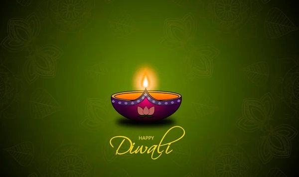 Feliz Diwali Festival ilustração conceito design fundo — Fotografia de Stock