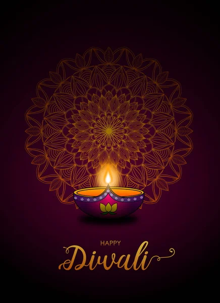 Happy Diwali Festival conceito design fundo — Fotografia de Stock