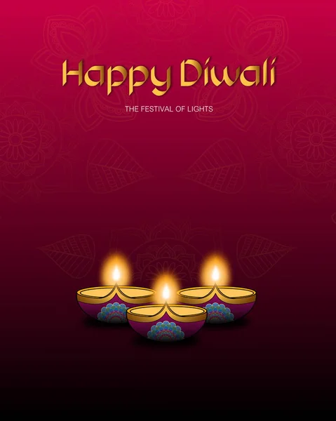 Diwali, The Festival of Lights in Indian. — Stock Photo, Image