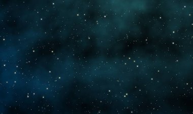 Uzay manzarası çizimi astronomi grafik gökada tasarımı gaz bulutları ve evrendeki yıldız alanı.