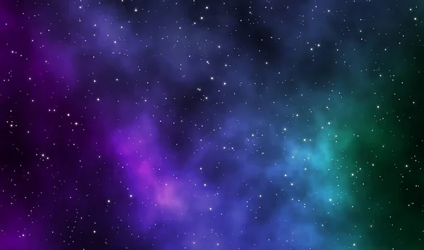 Ілюстрація Космосу Астрономія Графічний Дизайн Галактики Фон Кольоровою Туманністю Полем — стокове фото