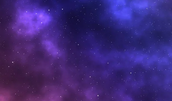 Space scape illustration astronomy graphic galaxy design background with gas clouds and starfield in deep universe.