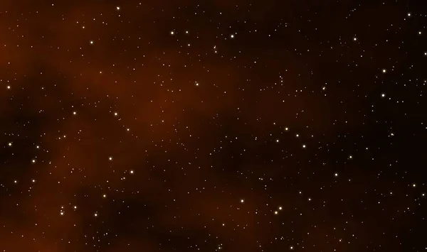 Paisaje Espacial Ilustración Astronomía Diseño Gráfico Galaxias Fondo Con Nubes — Foto de Stock