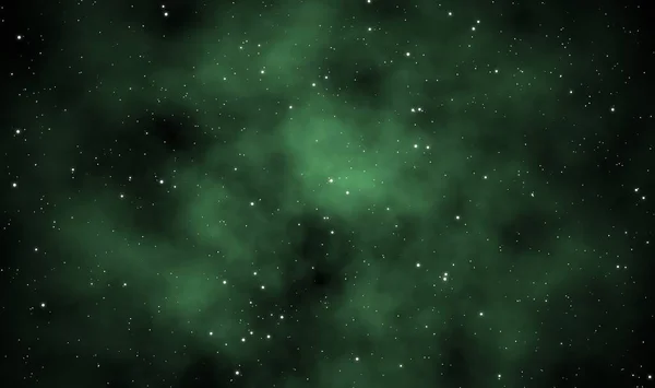 Космический Пейзаж Иллюстрация Астрономия Графический Дизайн Галактики Фон Газовыми Облаками — стоковое фото