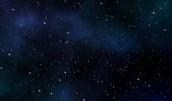 宇宙の風景イラスト天文学のグラフィック銀河のデザインの背景にはガス雲と深い宇宙の輝く星があります — ストック写真