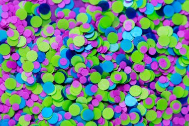 Festival dokulu arka plan renkli parti konfeti