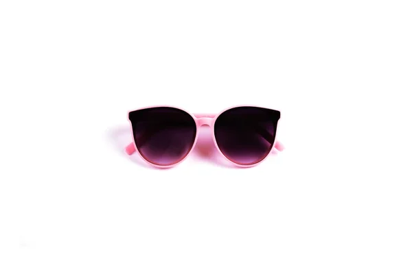 Schöne Trendige Sonnenbrille Isoliert Auf Weißem Hintergrund — Stockfoto