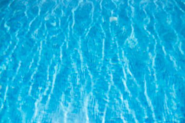 Mavi yüzme havuzu su ayrıntı et kalınlığı ile yivli. Arka plan