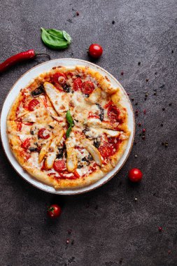 Karışım pizza Italyan Mutfagi