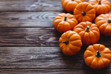 Bir grup minyatür balkabağı