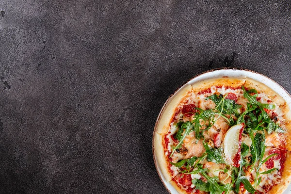 Mistura de pizza comida italiana — Fotografia de Stock