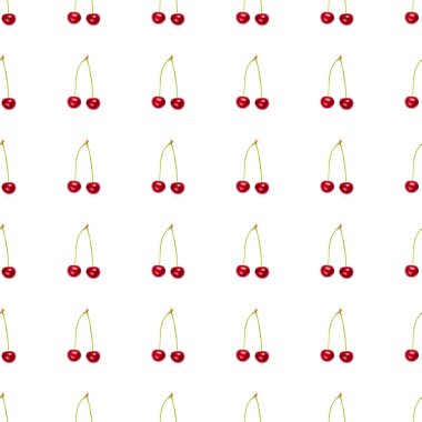 kiraz çilekleri kırmızı parlak beyaz arkaplan