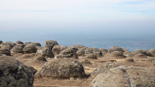 Lan Hin Pum Phu Hin Rong Kla National Park Phitsanulok — Stock Video