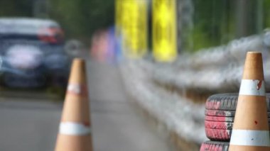 Yüksek hızlı yarış otomobili devre