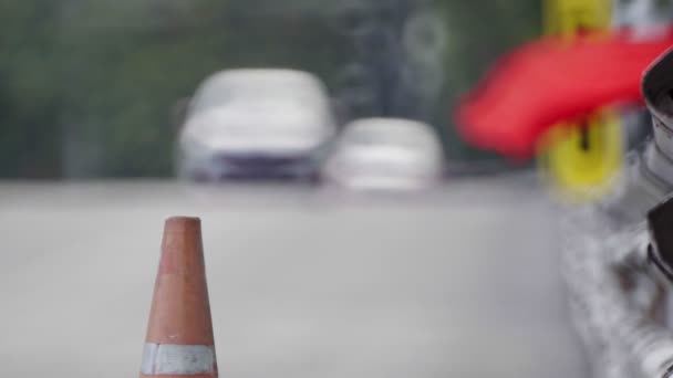 Высокоскоростной Гоночный Автомобиль — стоковое видео