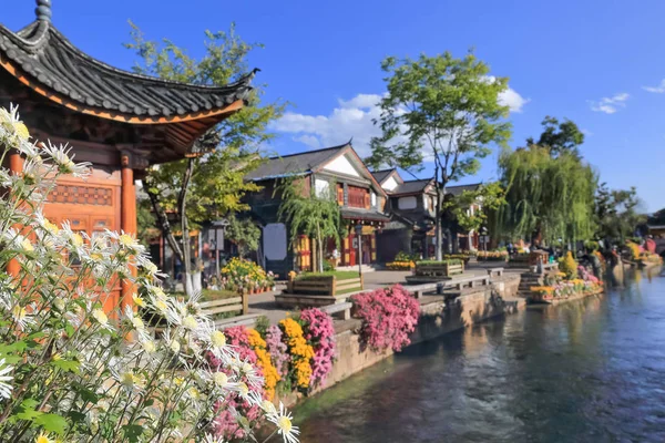 Bach Der Altstadt Von Lijiang Weltkulturerbe Yunnan China Asien — Stockfoto