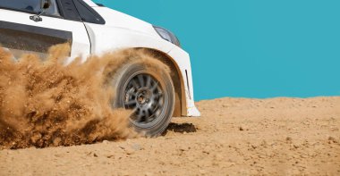 Dirt track Racing araba ralli.