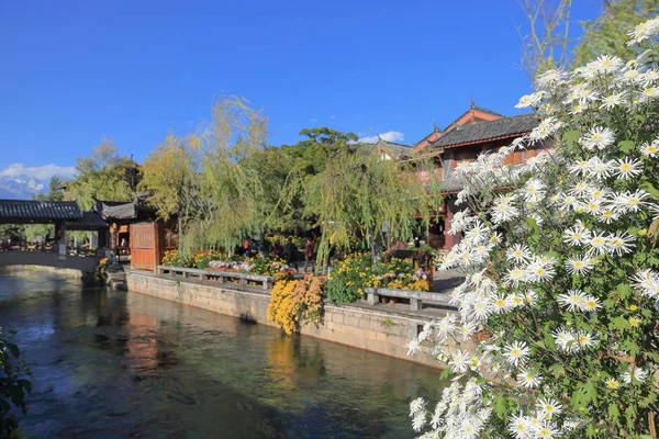 Bach Der Altstadt Von Lijiang Weltkulturerbe Yunnan China Asien — Stockfoto