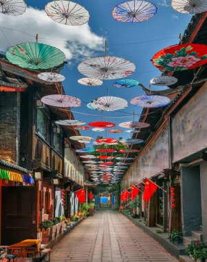 Shuhe eski şehir, Lijiang, Yunnan, Çin