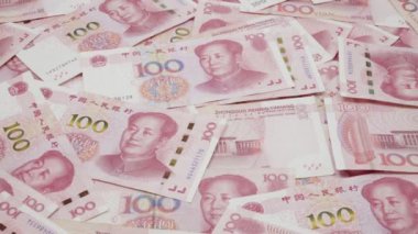 Çin 100 RMB, Çin 'den Yuan banknotları.