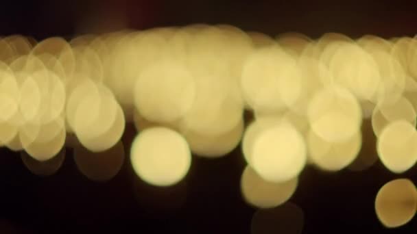 Defocused Bokeh Stearinlys Ceremoni – Stock-video