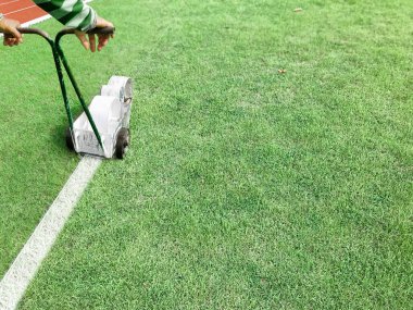 Futbol maçı için spor sahaları boyası
