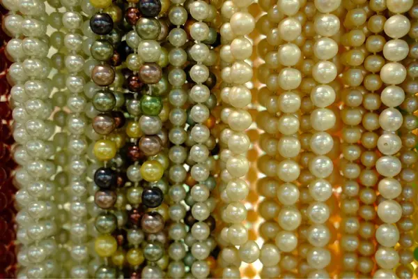 Pearl Beads from Jade Market in Hong Kong
