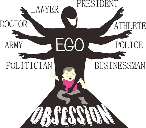 Benim Ego - ebeveyn Obsession - hiciv sanat