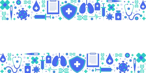 Sfondo Medico Con Concetto Colore Piatto Grafiche Vettoriali