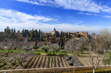 Dış çevrenin La Alhambra görünümü