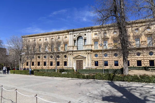 Palacio Carlos V de La Alhambra — Foto de Stock