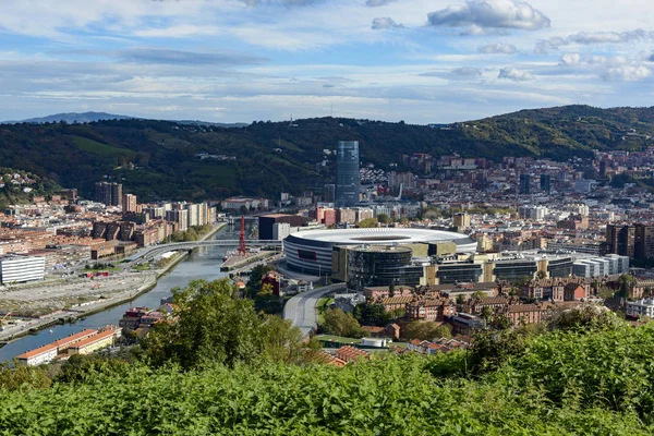 Bilbao görünümü Covetas Mount Pais Bask İspanya'dan