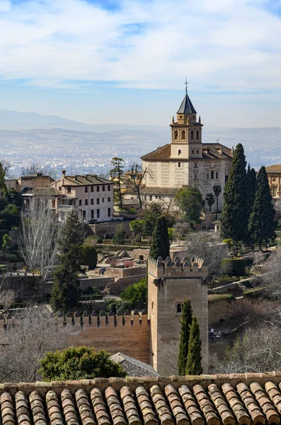 General Palacio del Generalife Sarayı La Alhambra, Granada, İspanya