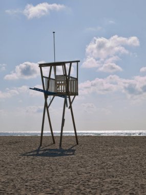 Sahil güvenlik yükseltilmiş platform Mojacar