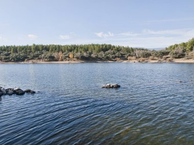 Puentes Viejas reservoir in Buitrago de Lozoya