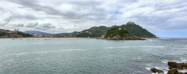 San Sebastian Isla de Santa Clara ile panoramik manzaralı