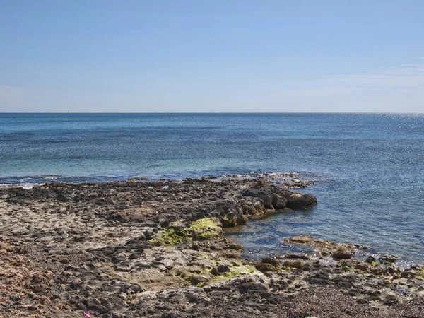 Mediterranean sea at Pilar de la Horadada — 스톡 사진