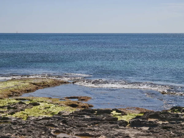 Mediterranean sea at Pilar de la Horadada
