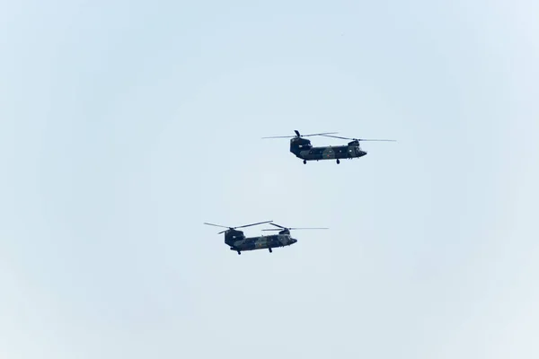 Helicópteros Boeing CH-47D Chinook — Fotografia de Stock