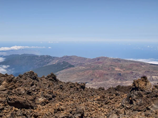 Insel Teneriffa. Sicht vom Teide-Vulkan — Stockfoto