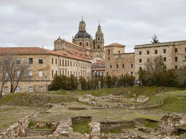Salamanca Katedrali arkasında eski alan