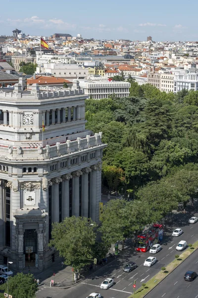 Şehir Madrid yükseltilmiş görünümünü