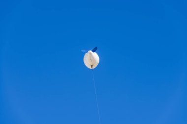 Zeplin uçan hava fotoğrafçılığı için