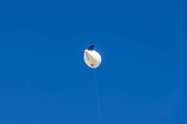 Zeplin uçan hava fotoğrafçılığı için