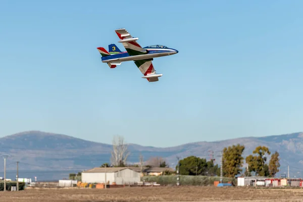 RC modellflygplan Aermacchi Mb 339 — Stockfoto