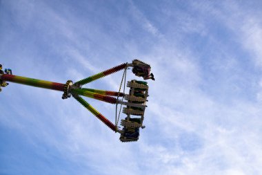Lunapark 'taki lunapark treninde eğlence.