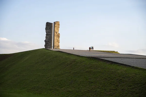 Monumento Aos Soldados Poloneses Wroclaw Polônia — Fotografia de Stock