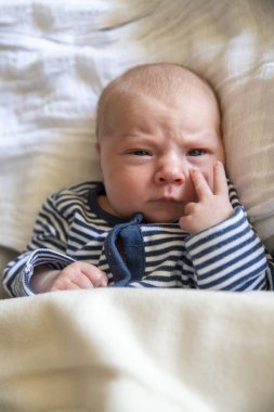 yeni doğan bebek gösterir 