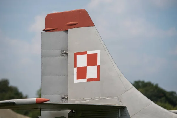 Close Polish Air Military Sign — Stock Photo, Image