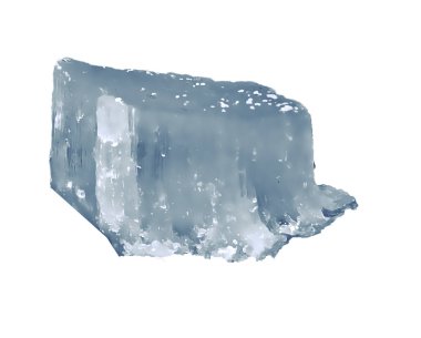 beyaz zemin üzerinde buz kalıbı